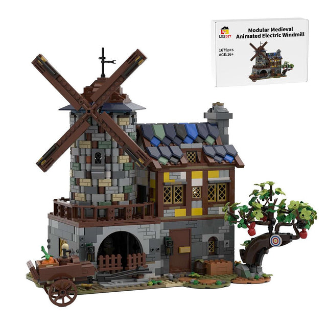 MOC - 131416 Motorized Windmill - LesDiy - 