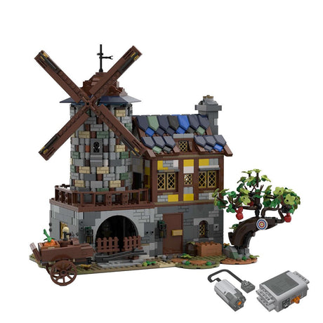 MOC - 131416 Motorized Windmill - LesDiy - 