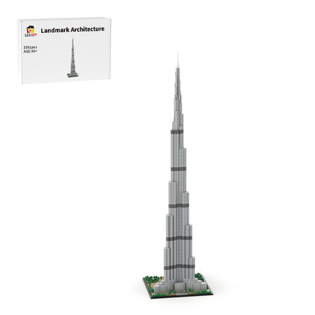MOC - 131908 1:800 Scale Architecture Skyscraper - LesDiy - 