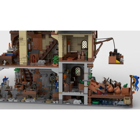 MOC - 134085 Medieval Town Centre Model - LesDiy - 