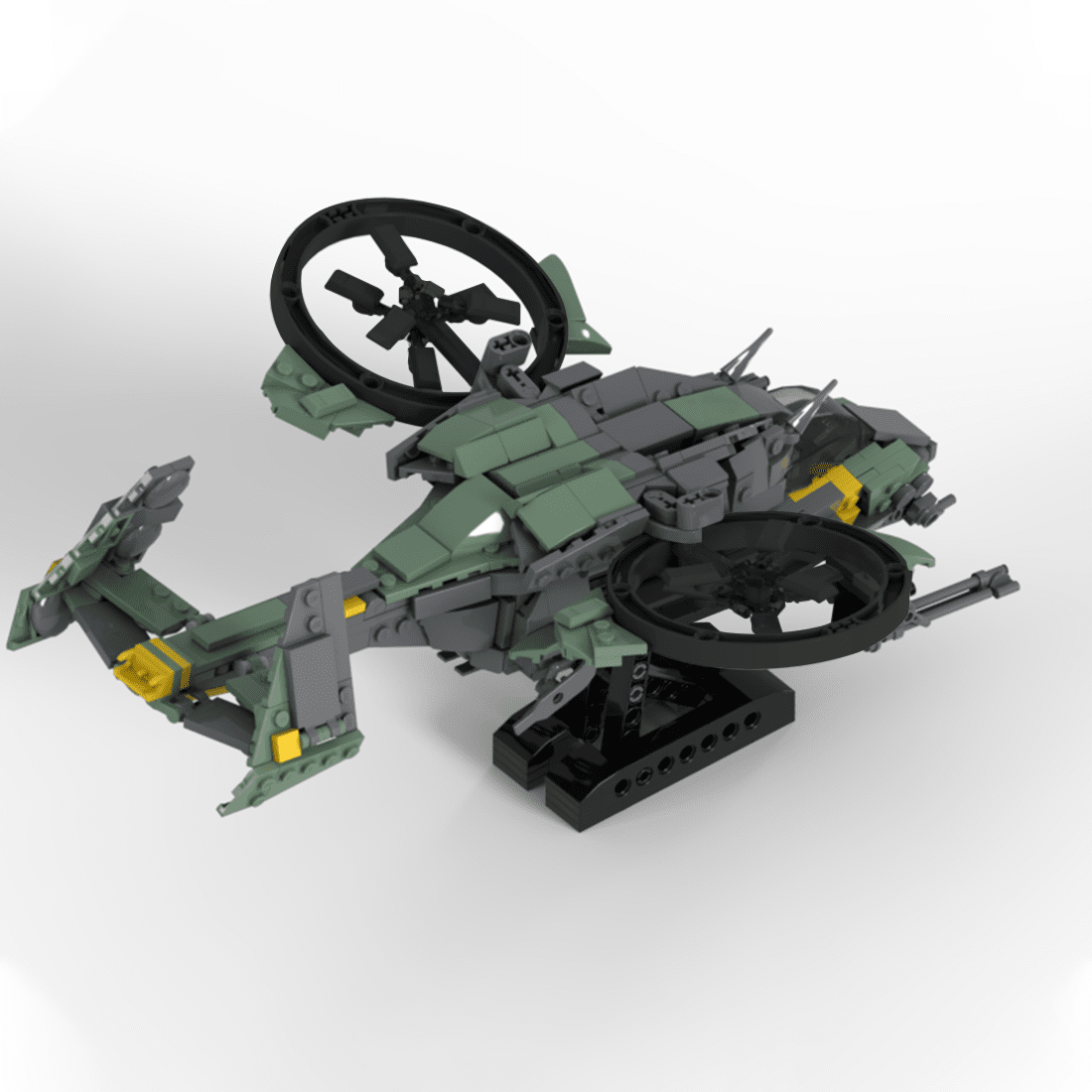 MOC - 134407 Avatar 2 Kestrel Gunship Building Blocks - LesDiy - 