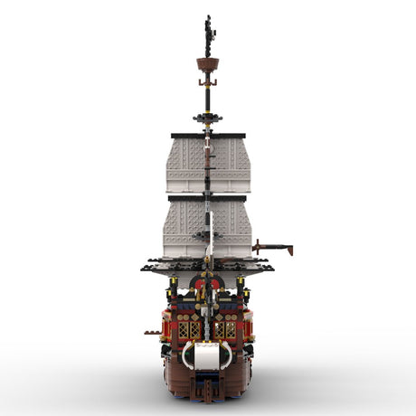 MOC - 134441 Medieval Pirate Warship Model - LesDiy - Locomotive