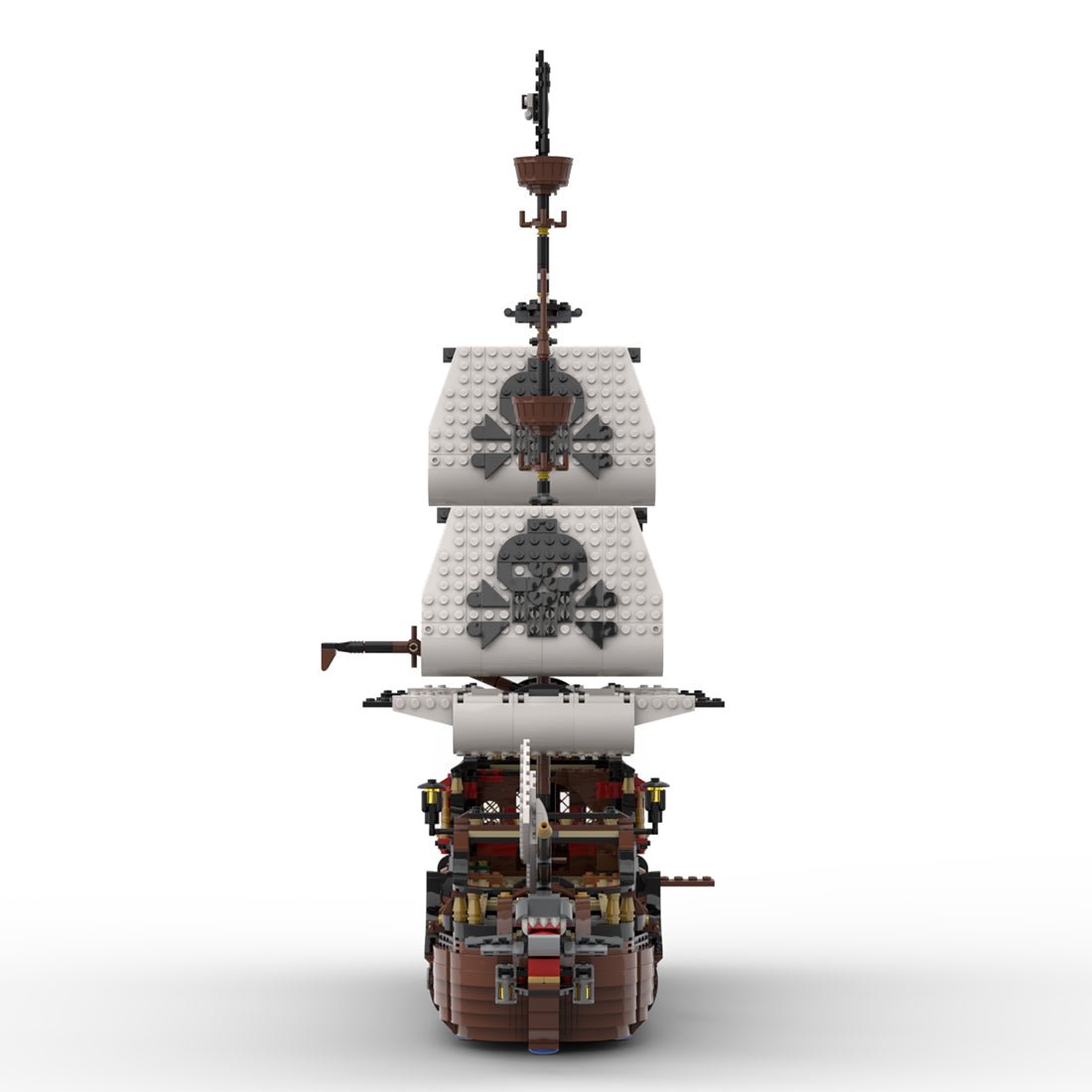 MOC - 134441 Medieval Pirate Warship Model - LesDiy - Locomotive