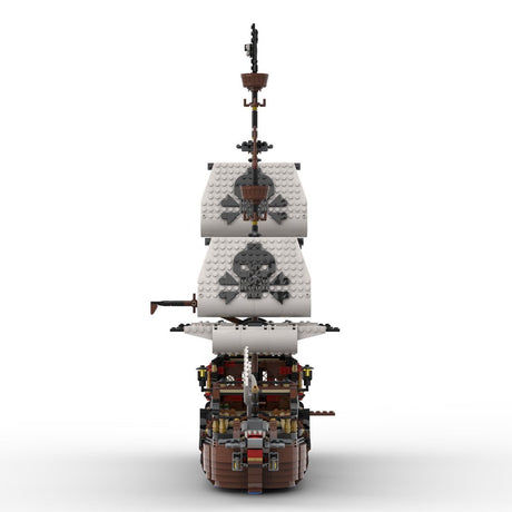 MOC - 134441 Medieval Pirate Warship Model - LesDiy - Locomotive