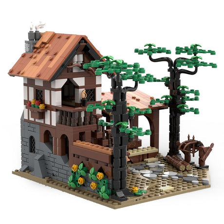 MOC - 134494 Archery Range Medieval Pirate Theme Model - LesDiy - Locomotive