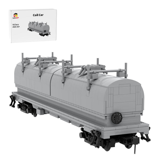 MOC - 134547 Coil Car Union Pacific Reto Train Model - LesDiy - Locomotive