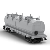MOC - 134547 Coil Car Union Pacific Reto Train Model - LesDiy - Locomotive