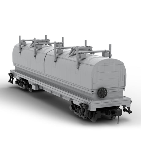 MOC - 134547 Coil Car Union Pacific Reto Train Model - LesDiy - Locomotive