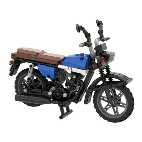 MOC-134654 Honda CG 125 Special Edition 1:7 Scale Vintage Motorcycle Building Blocks-LesDiy-MOC-