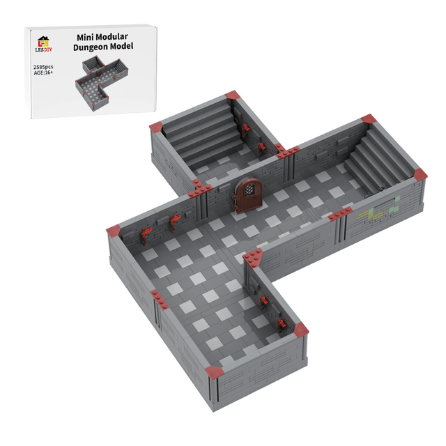 MOC - 134751 Mini Modular Dungeon Model - LesDiy - 