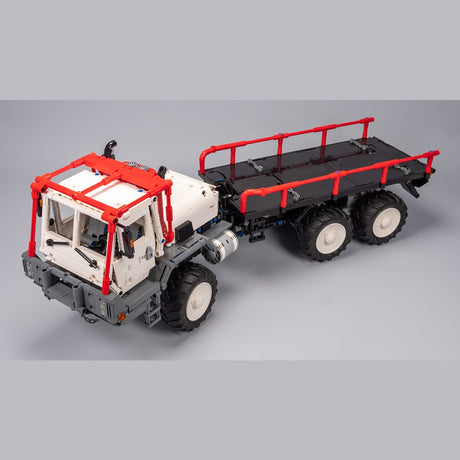 MOC - 136390 1/20 Scale 6x6 Articulated Truck Building Blocks - LesDiy - 