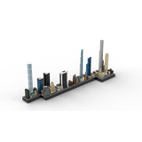 MOC - 136555 1/2000 Scale Billionaires Row - NYC Building Blocks - LesDiy - Building Blocks
