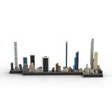 MOC - 136555 1/2000 Scale Billionaires Row - NYC Building Blocks - LesDiy - Building Blocks