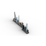 MOC - 136555 1/2000 Scale Billionaires Row - NYC Building Blocks - LesDiy - Building Blocks