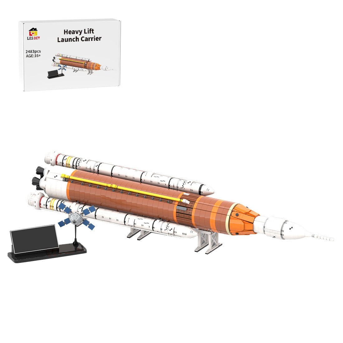 MOC - 136980 Space Launch System Block 1 Building Blocks - LesDiy - 