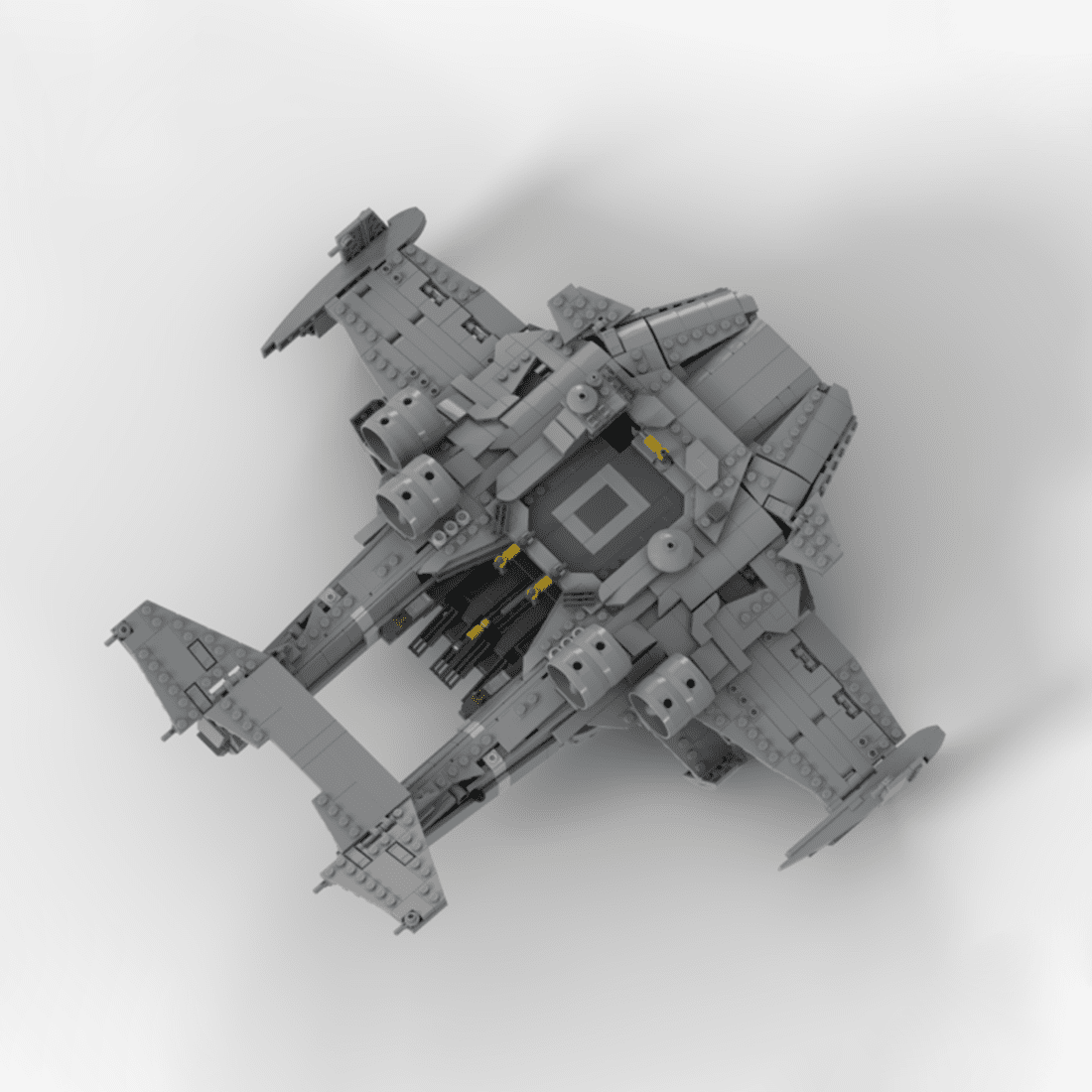 MOC - 137392 AVATAR 2 RDA S - 76 Seadragon Building Blocks - LesDiy - 