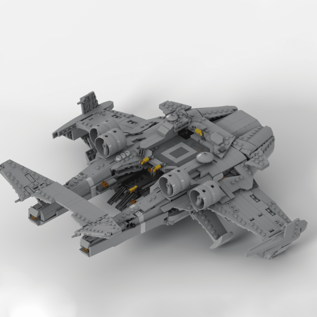 MOC - 137392 AVATAR 2 RDA S - 76 Seadragon Building Blocks - LesDiy - 