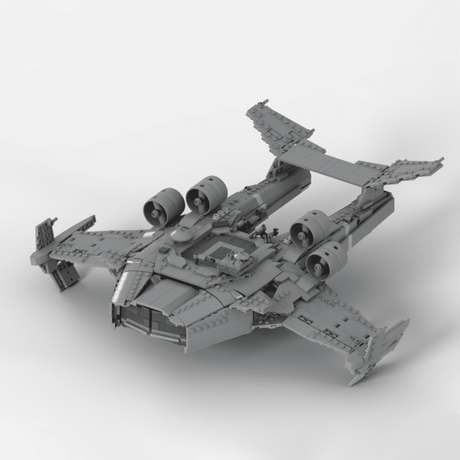 MOC - 137392 AVATAR 2 RDA S - 76 Seadragon Building Blocks - LesDiy - 