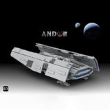 MOC - 137520 Sci - fi Space Transport Ship Model Building Blocks - LesDiy - 