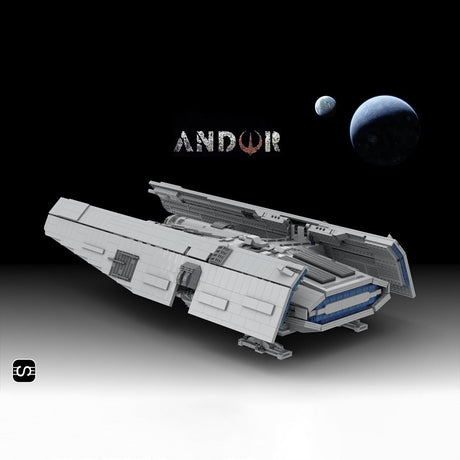 MOC - 137520 Sci - fi Space Transport Ship Model Building Blocks - LesDiy - 