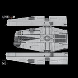 MOC - 137520 Sci - fi Space Transport Ship Model Building Blocks - LesDiy - 