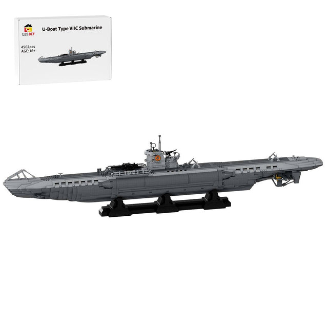 MOC - 139272 U - Boat Type VIIC Building Blocks - LesDiy - building blocks