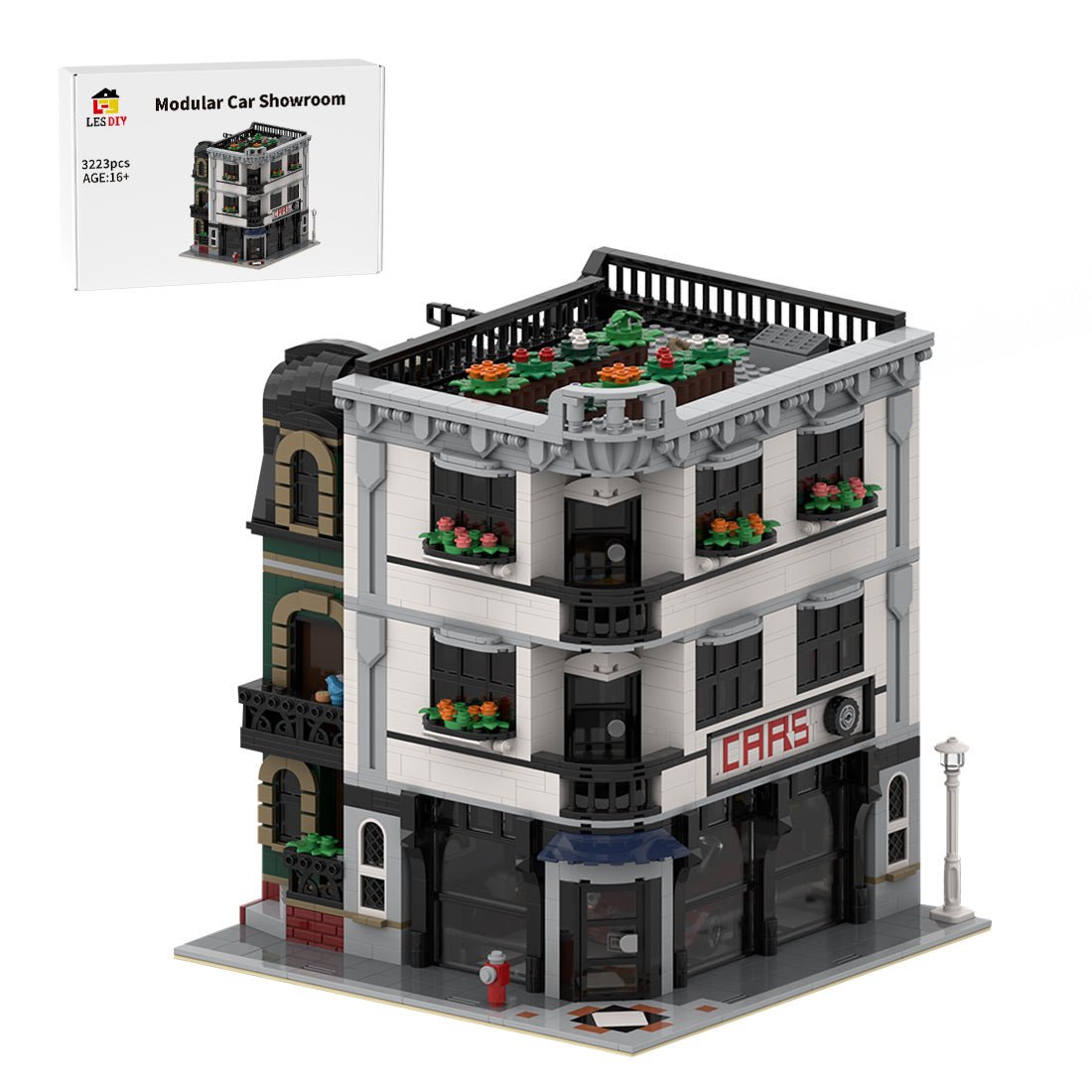 MOC - 139508 Modular Car Showroom Building Blocks - LesDiy - Building Blocks