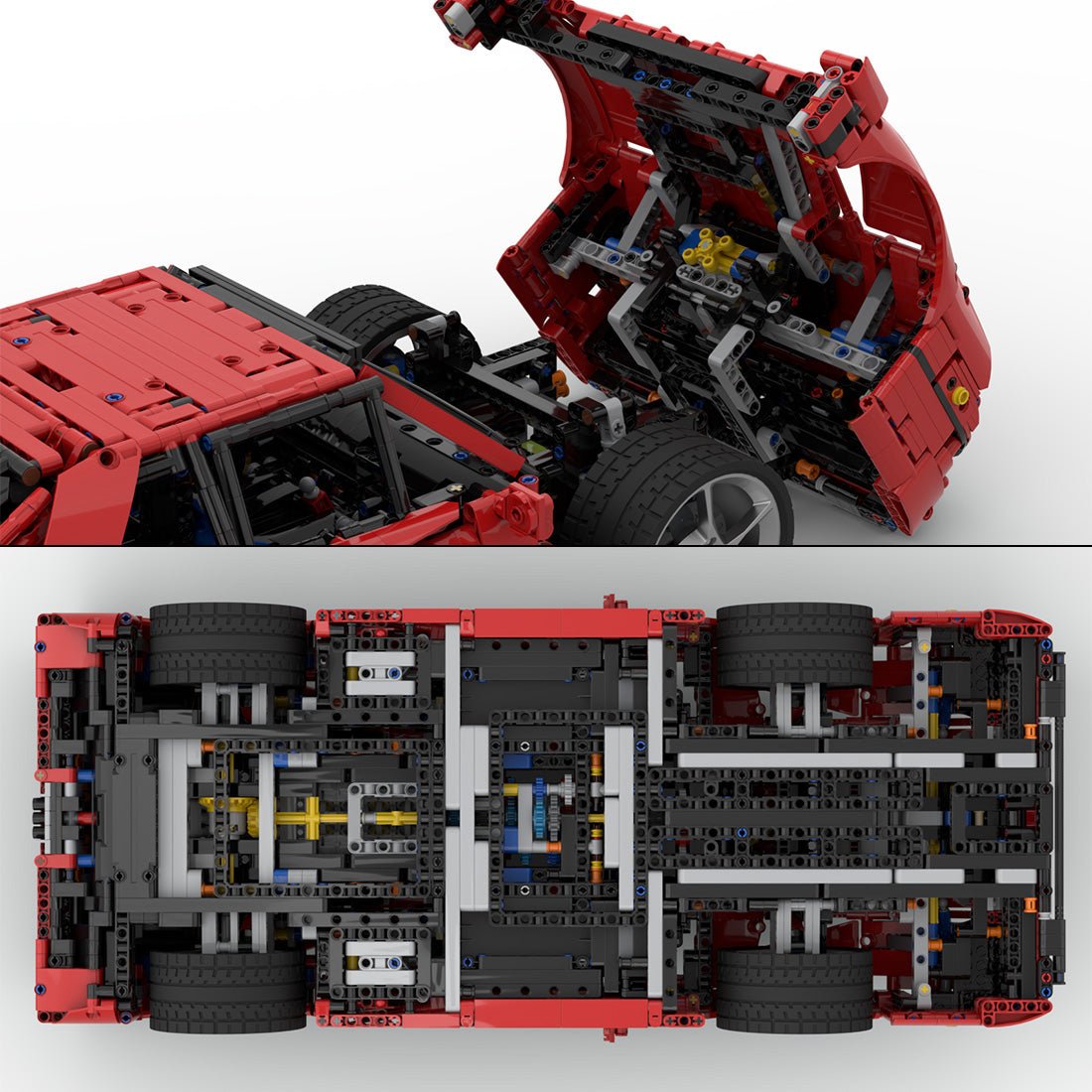MOC - 140404 Tech Sports Car Model - LesDiy - 