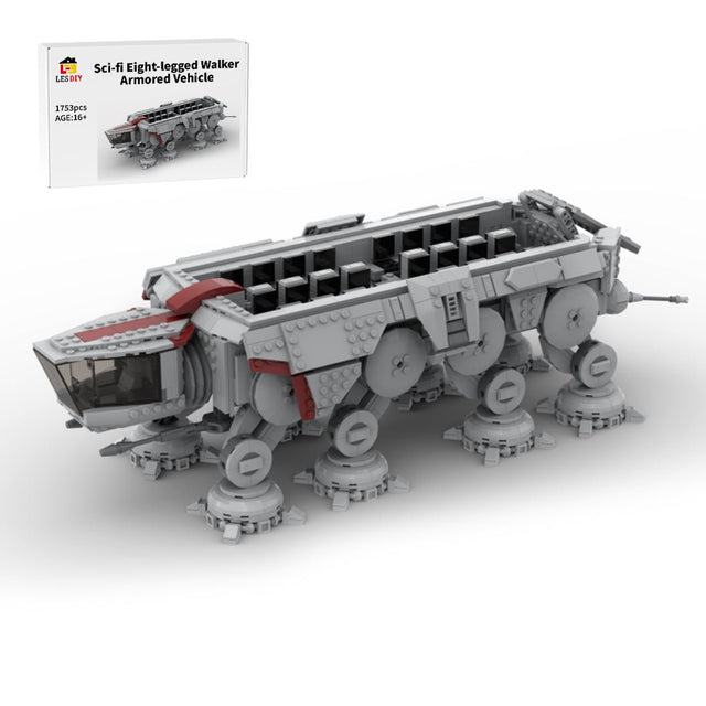 MOC - 140435 Sci - fi Eight - legged Walker Armored Vehicle - LesDiy - 