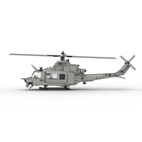 MOC - 141242 Bell UH - 1Y Venom | 1:35 Scale Building Blocks - LesDiy - building blocks