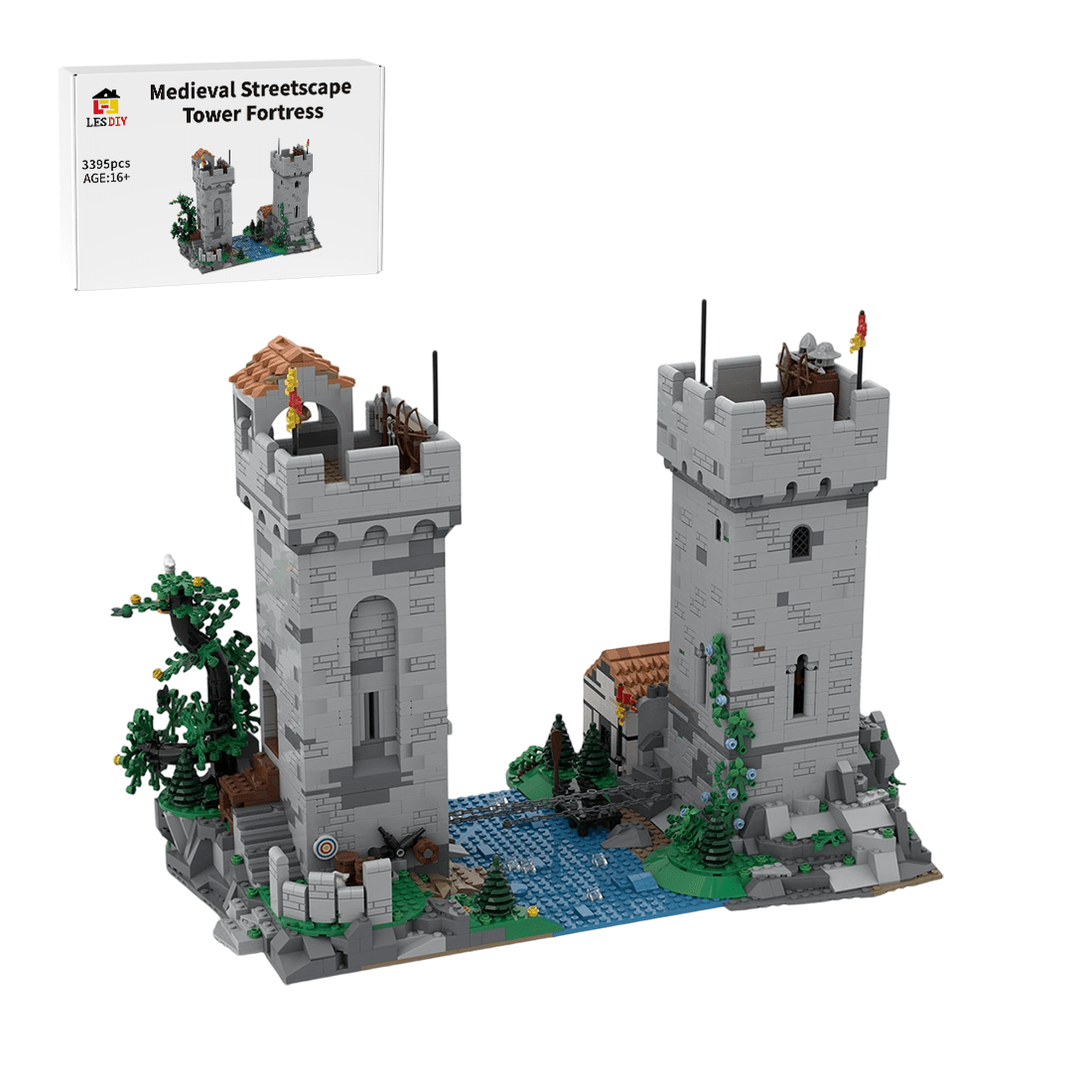 MOC - 142920 The Chain Towers - LesDiy - 