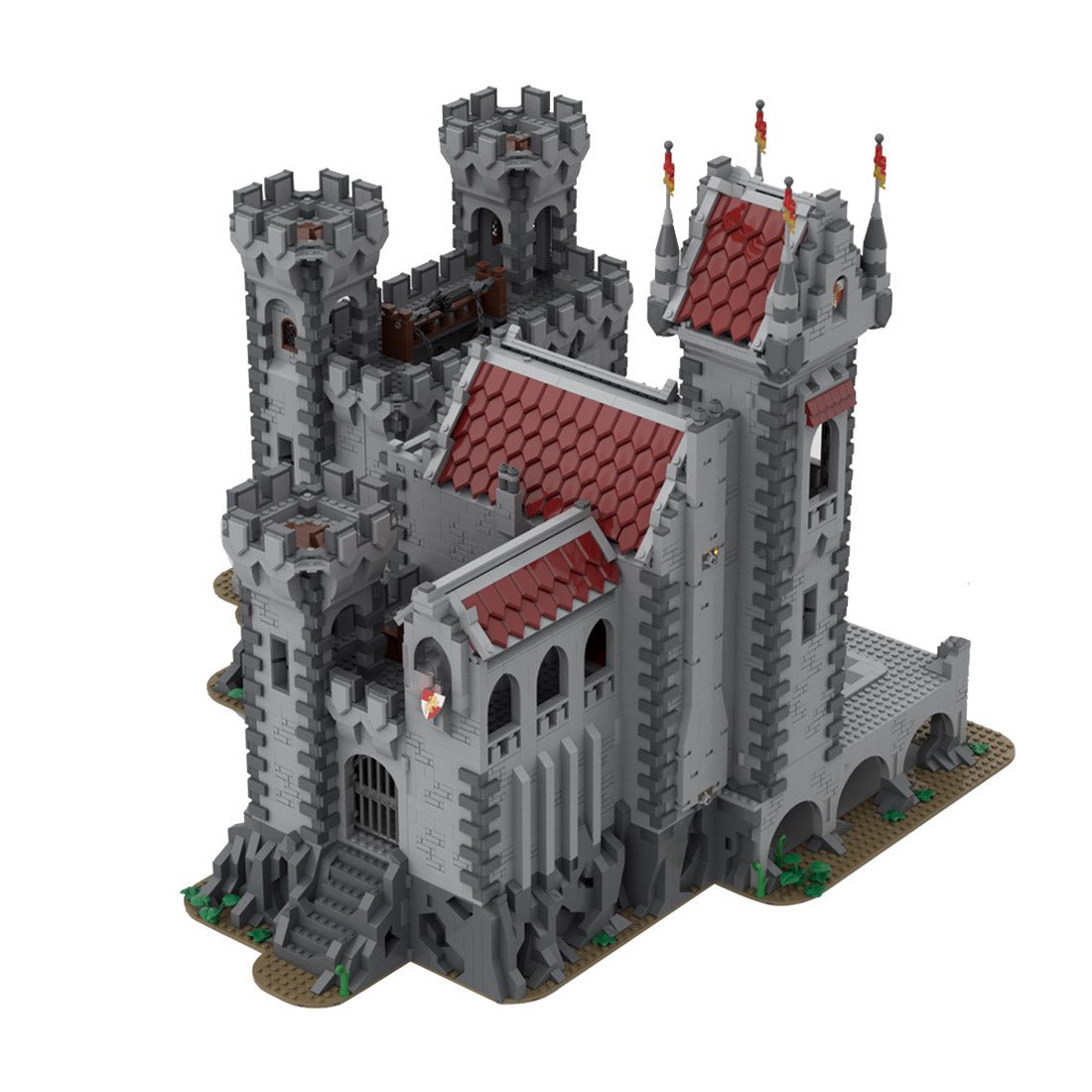 MOC-143001 Red Lions Castle-LesDiy - 