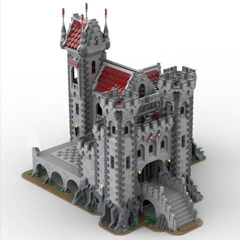 MOC - 143001 Red Lions Castle - LesDiy - 