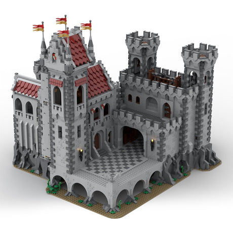 MOC - 143001 Red Lions Castle - LesDiy - 