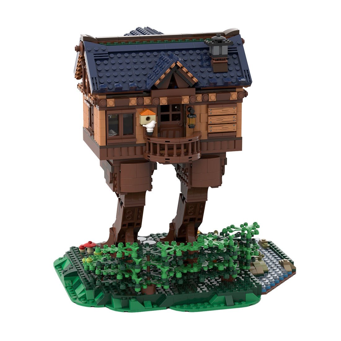 MOC - 144284 Forest Tree House Building Blocks - LesDiy - 