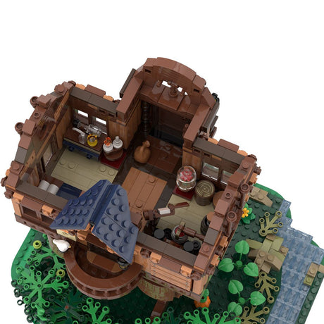MOC - 144284 Forest Tree House Building Blocks - LesDiy - 