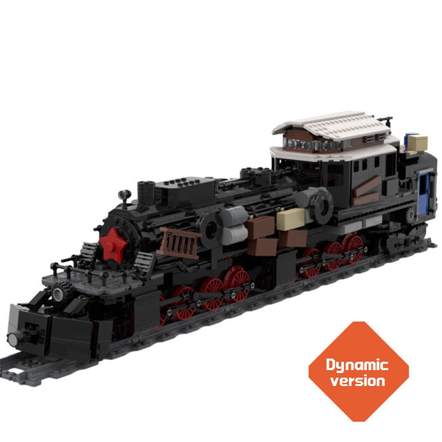 MOC - 144469 Aurora Train Building Blocks - LesDiy - Locomotive