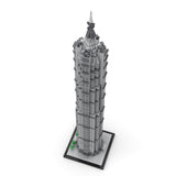 MOC - 148580 Shanghai Jin Mao Tower - 1/800 Scale Building Blocks - LesDiy - Building Blocks - 