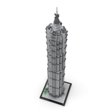 MOC - 148580 Shanghai Jin Mao Tower - 1/800 Scale Building Blocks - LesDiy - Building Blocks - 