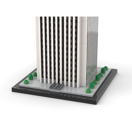 MOC - 149137 Chicago Aon Center - 1/800 Scale Building Blocks - LesDiy - Building Blocks - 