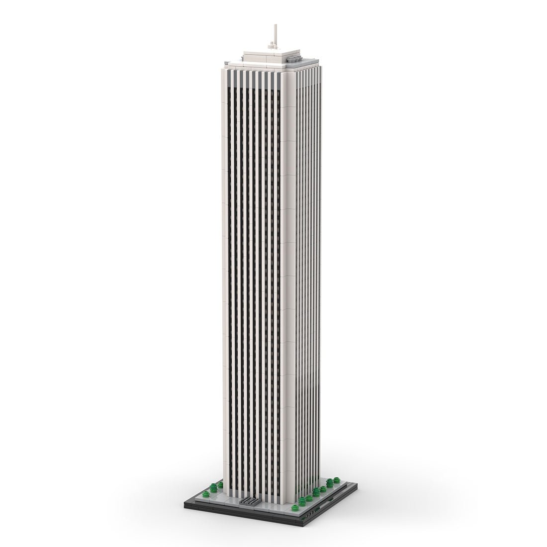 MOC - 149137 Chicago Aon Center - 1/800 Scale Building Blocks - LesDiy - Building Blocks - 