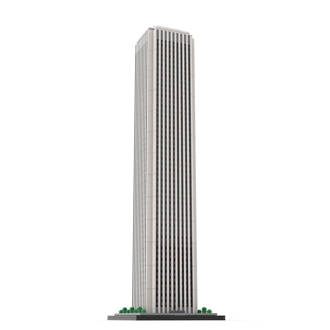 MOC - 149137 Chicago Aon Center - 1/800 Scale Building Blocks - LesDiy - Building Blocks - 