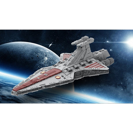 MOC - 149454 Venator - Class Star Destroyer Building Blocks - LesDiy - 