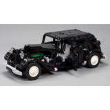 MOC-149659 Citroen Traction Avant Rounded Trunk 1:15 Scale Building Blocks-LesDiy-MOC-