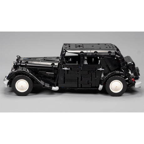 MOC-149659 Citroen Traction Avant Rounded Trunk 1:15 Scale Building Blocks-LesDiy-MOC-