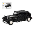 MOC-149659 Citroen Traction Avant Rounded Trunk 1:15 Scale Building Blocks-LesDiy-MOC-