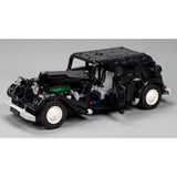 MOC-149659 Citroen Traction Avant Rounded Trunk 1:15 Scale Building Blocks-LesDiy-MOC-