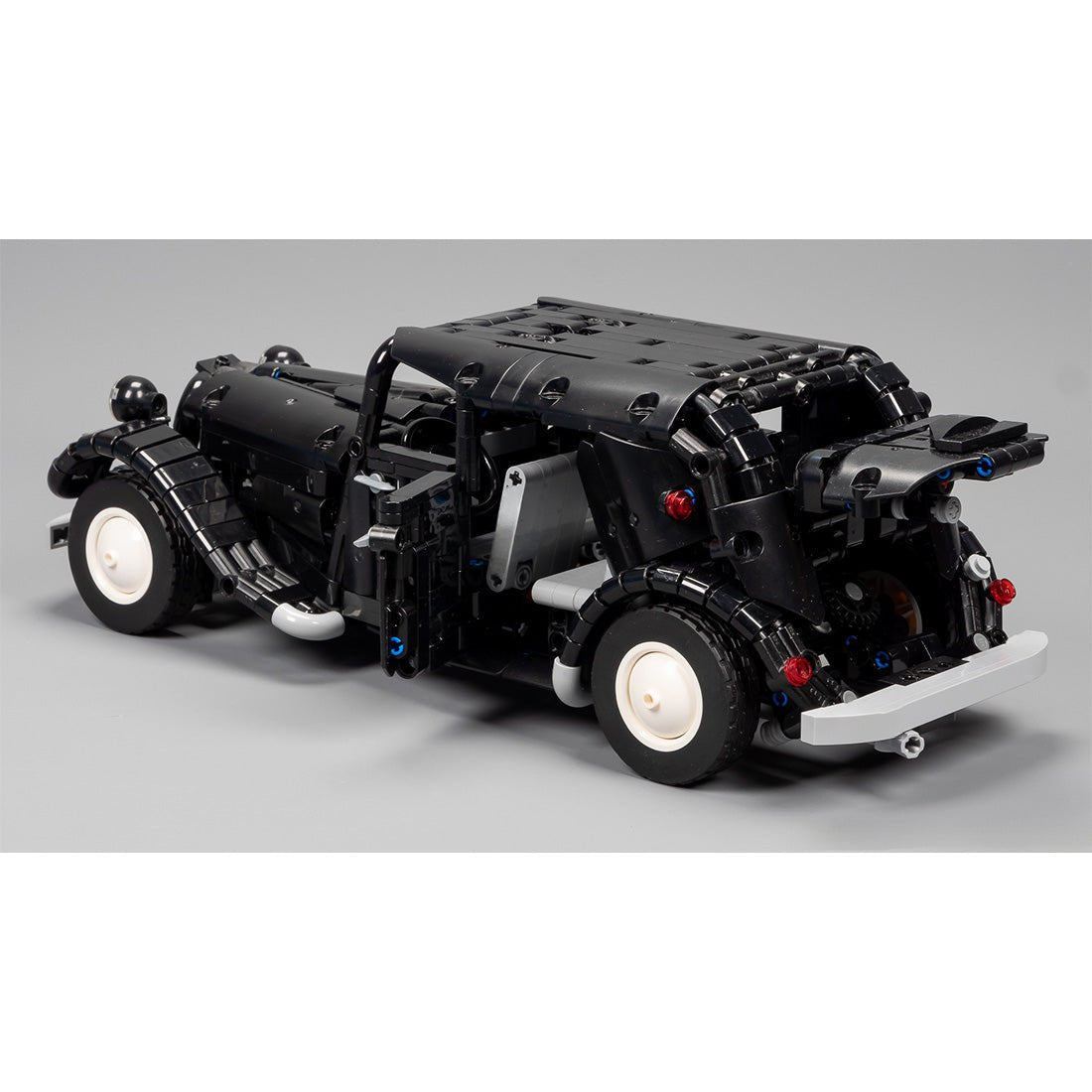 MOC-149659 Citroen Traction Avant Rounded Trunk 1:15 Scale Building Blocks-LesDiy-MOC-