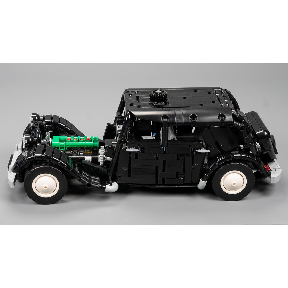 MOC-149659 Citroen Traction Avant Rounded Trunk 1:15 Scale Building Blocks-LesDiy-MOC-