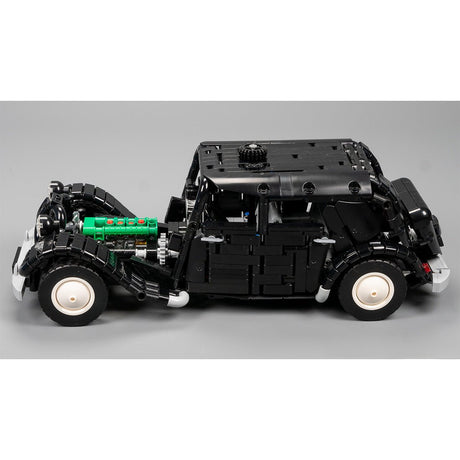 MOC-149659 Citroen Traction Avant Rounded Trunk 1:15 Scale Building Blocks-LesDiy-MOC-